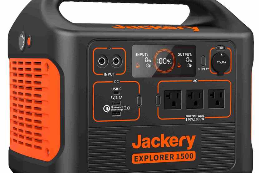 The Jackery Explorer 1500 Portable Power Station also comes in a bundle with solar panels.