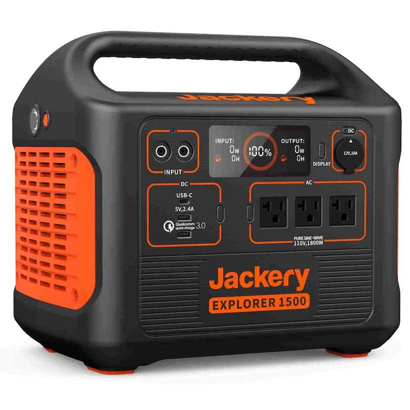 The Jackery Explorer 1500 Portable Power Station