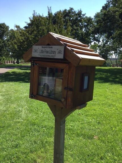 Benjamin's Books is in Freedom Park located in Prescott, Wis.