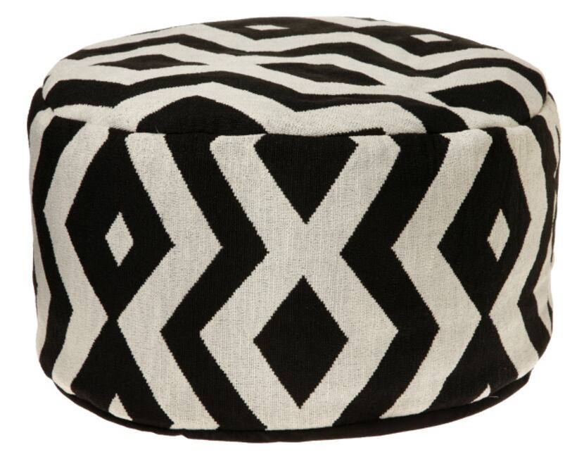 GO BOLD: The Brentwood Tribal pouf is easy on the budget. Priced at $69.99, it is one of...