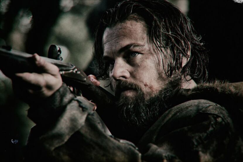 Leonardo DiCaprio in "The Revenant," which leads the field with twelve nominations.