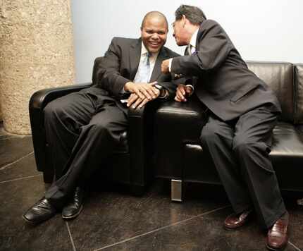 In this 2010 photo, Rep. Eric Johnson, D-Dallas, was still just an office hopeful when...
