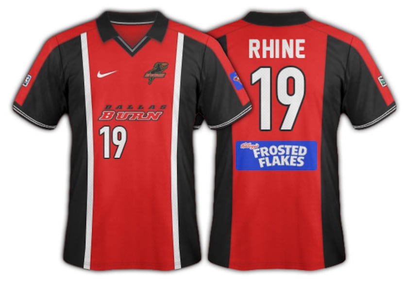 2002 Dallas Burn black and red done in an Ajax style.