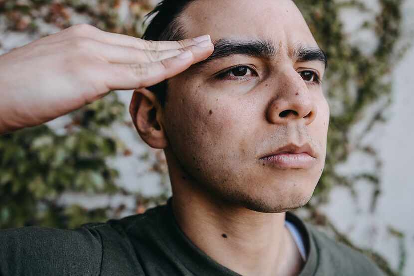 Christopher Llewn Ramirez performs in Elliot, A Soldier's Fugue, presented by WaterTower...