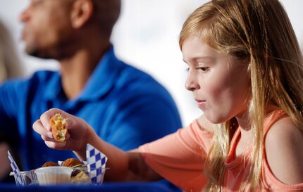 Cali Villacci, 10, was one of six judges of the Big Tex Choice Awards on Aug. 27. 2017. She...