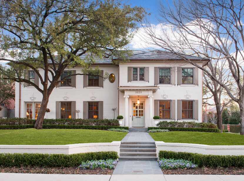 Built in 1922 by architect J.A. Pitzinger, the Greek Revival home at 3825 Miramar was...