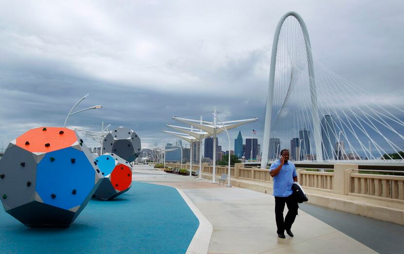  The Ron Kirk Bridge. (File Photo/The Dallas Morning News)