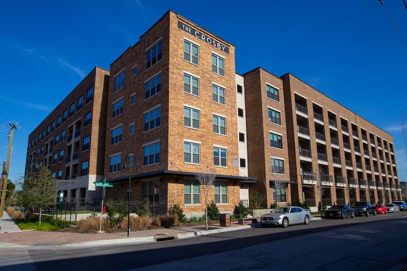 Stillwater Capital recently built The Crosby apartments at 400 S. Hall St. in Deep Ellum.