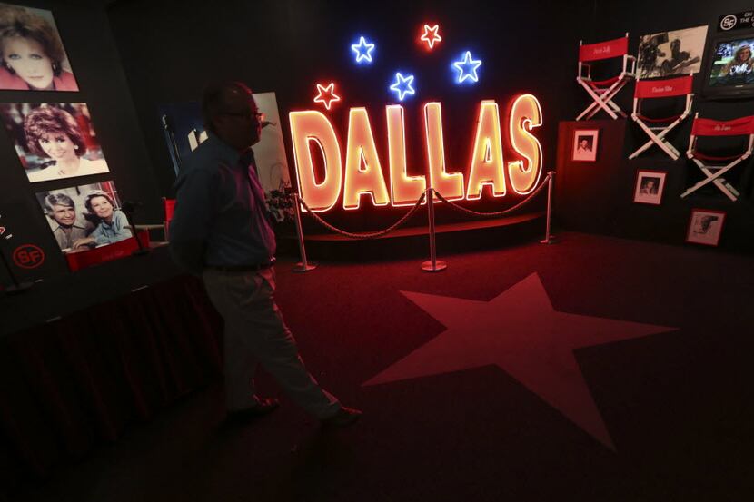 A glimpse inside the 'Dallas' museum at Southfork Ranch.
