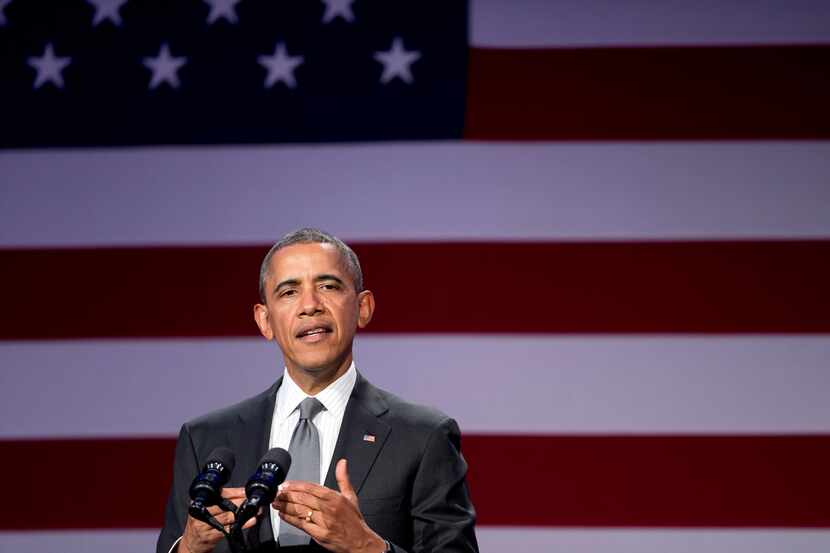 FILE - In this Tuesday, Feb. 25, 2014 file photo, President Barack Obama speaks at the...