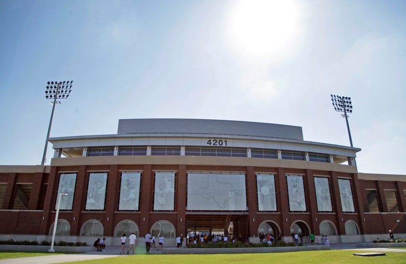 McKinney ISD spent $70 million on its football stadium, which opened in 2018. 