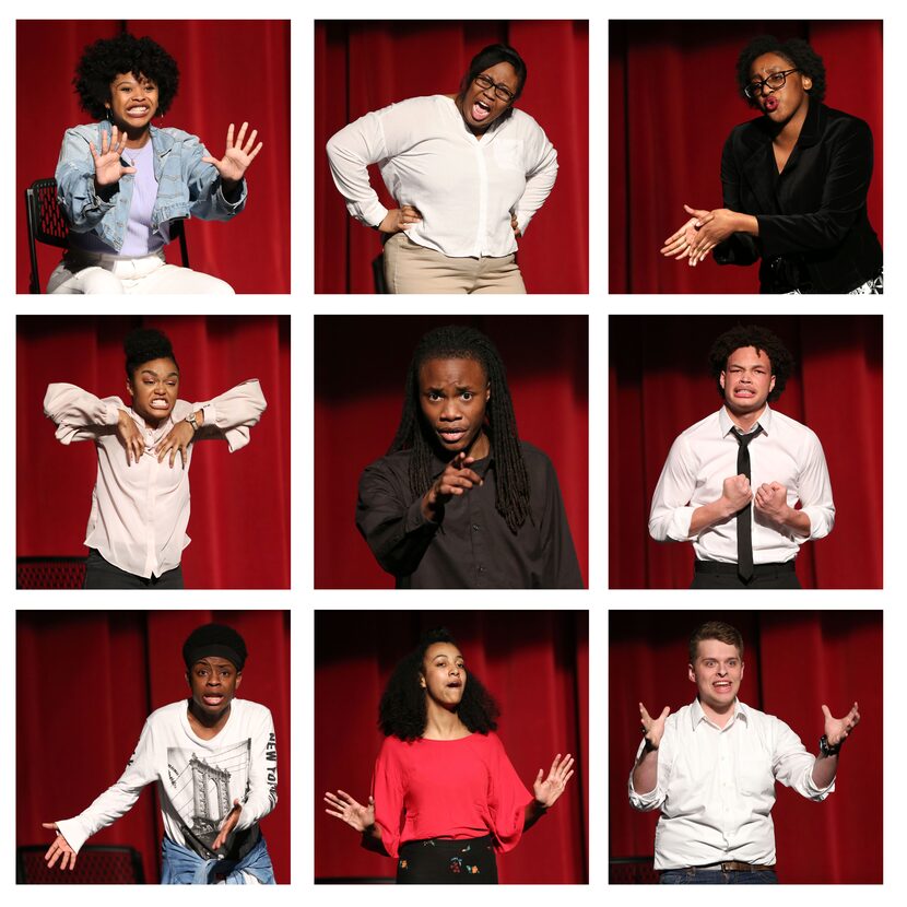 (Top row, from left) Booker T. Washington High School's Madison Meadows, Timberview High...