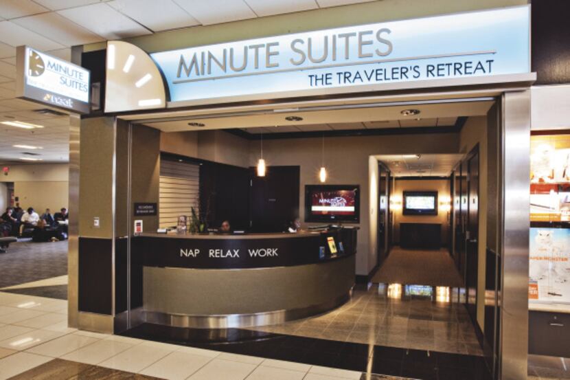 Weary travelers can catch some Z's between catching flights when Minute Suites opens a...