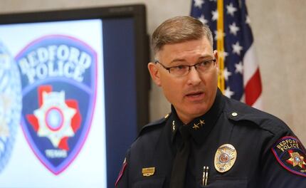 Bedford Police Chief Jeff Gibson held a news conference on Kaytlynn Cargill, the 14-year-old...