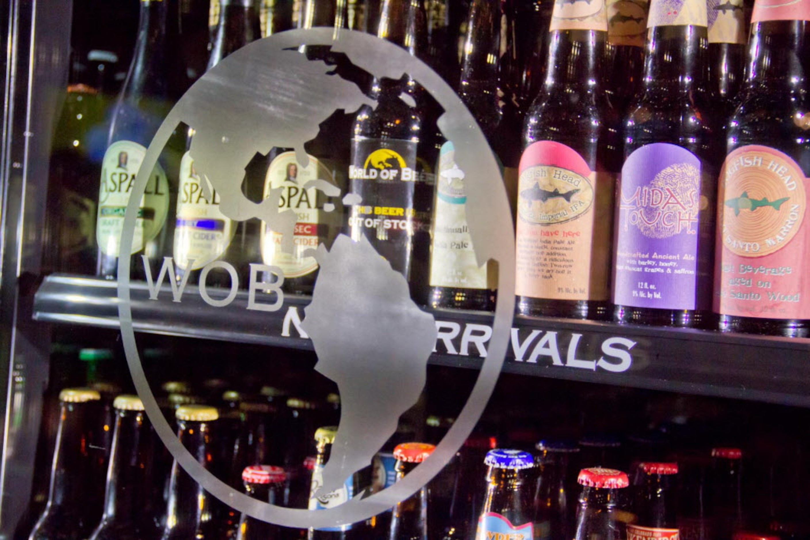 World of Beer's newest location near SMU has a broad selection of beer both imported from...