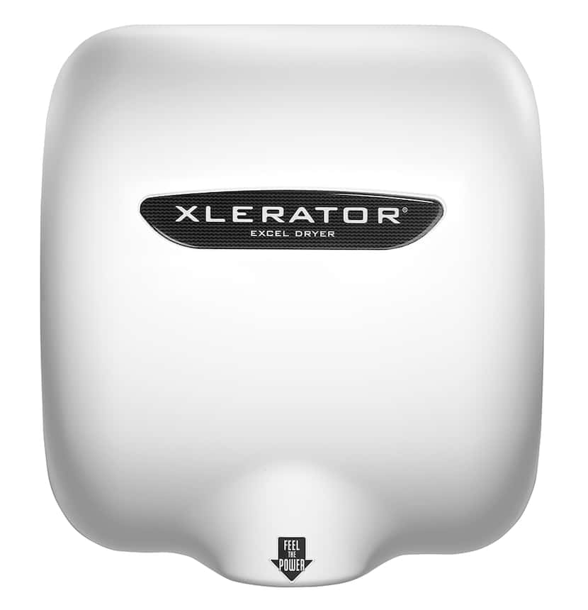 
William Gagnon, vice president of marketing for Excel Dryer Inc., said hand dryers such as...