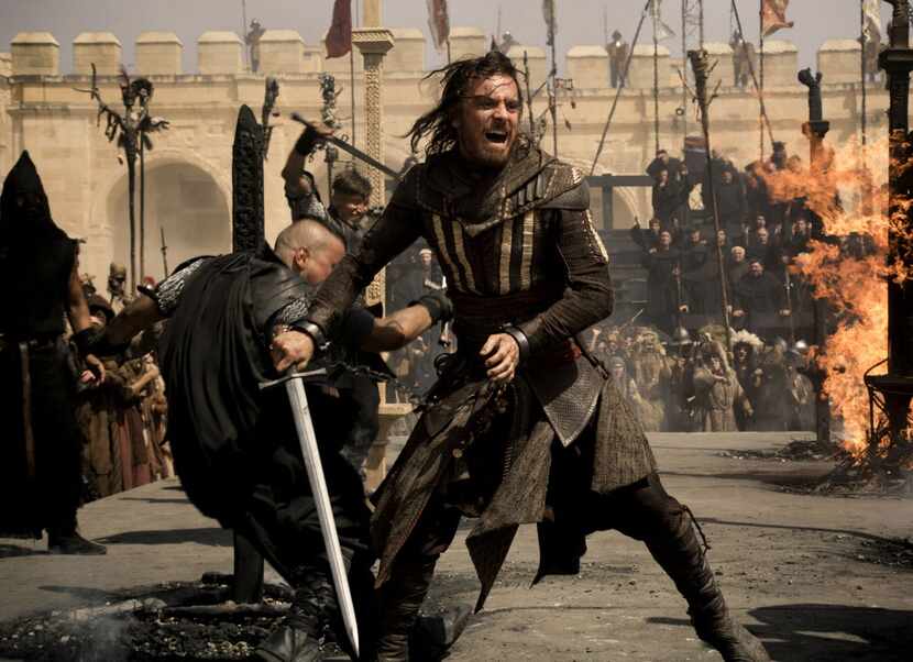 Michael Fassbender in "Assassin's Creed."