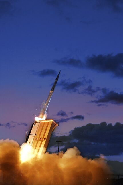 One of Lockheed Martin's missiles in action. 