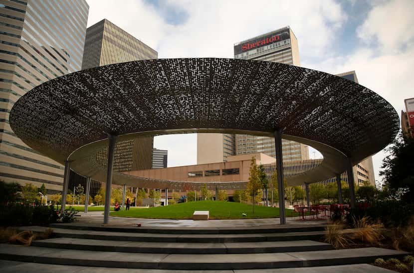 One of the most unique elements in Pacific Plaza is The Pavilion, a floating 95-by-138-foot...