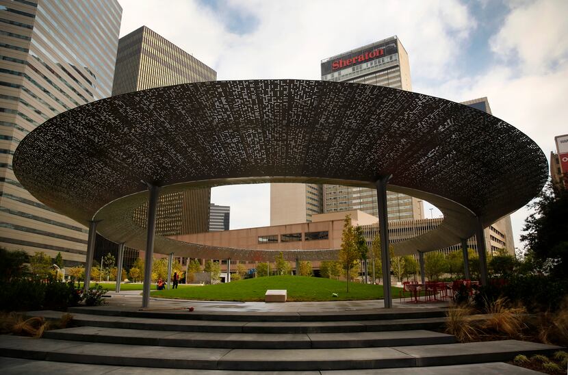 One of the most unique elements in Pacific Plaza is The Pavilion, a floating 95-by-138-foot...