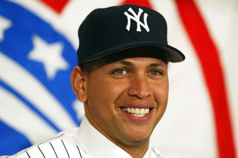 ORG XMIT: *S0408020997* NEW YORK - FEBRUARY 17:  Alex Rodriguez attends a press conference...