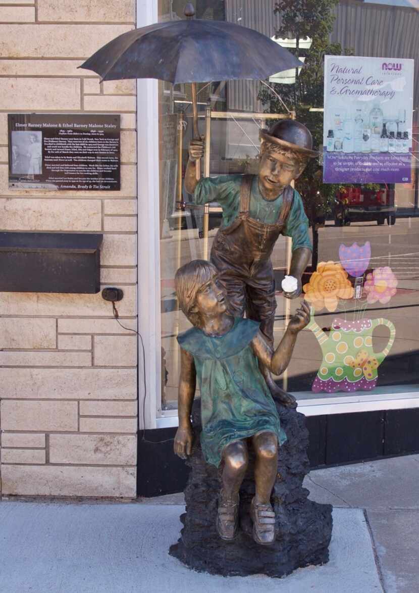 Siblings Elmer and Ethel Barney, who rode the orphan train to a new home in Iowa, are the...