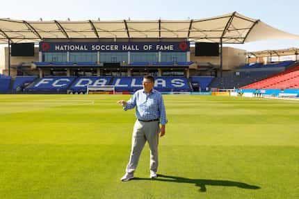 Tom Jones, vice president of the Toyota Stadium complex, shares details about maintaining...