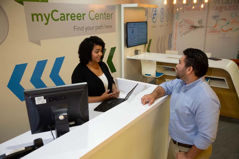 The MyCareer Center at Fidelity Investments' Westlake office.