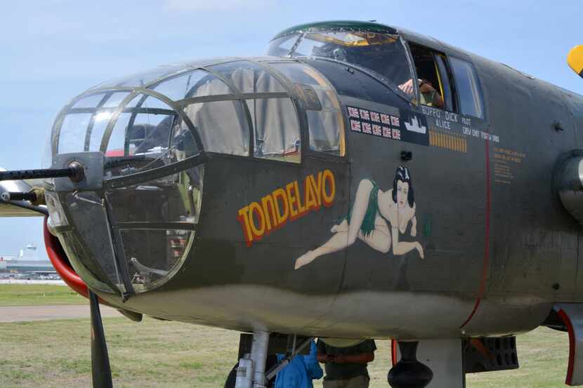 WW II era B-25 bomber that will flying this weekend in the Wings of Freedom Tour at the...