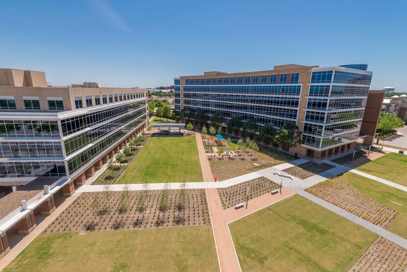 The Galatyn Commons office campus in Richardson houses hundreds of Goldman Sachs workers.
