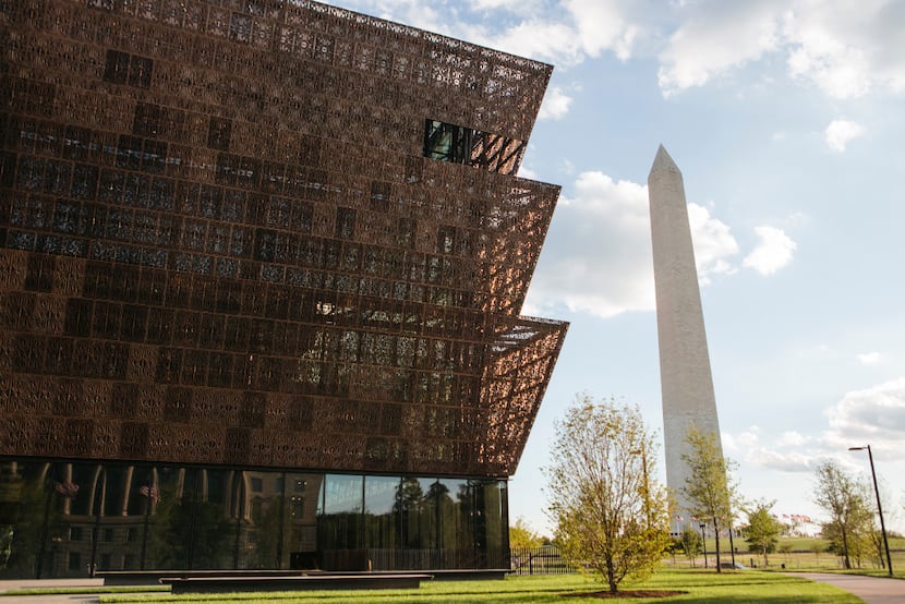 The National Museum of African American History and Culture, sitting on five acres on the...