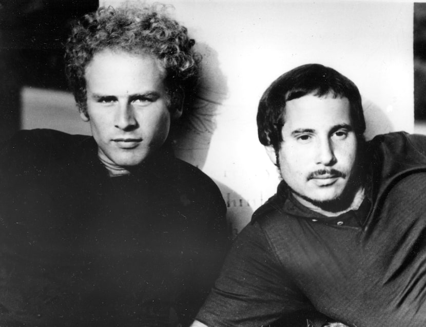 A 1969 file photo shows Art Garfunkel (left) and Paul Simon of Simon & Garfunkel. 