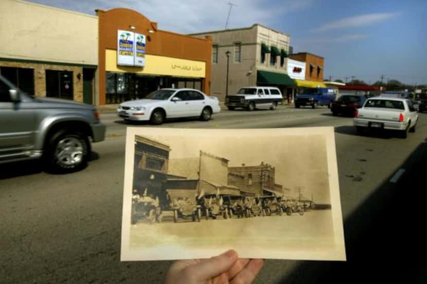 A 2004 file photo compared traffic on the north side of Main Street in Richardson with what...