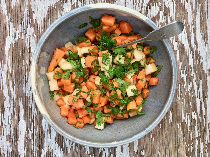 Papaya and Jicama Salsa