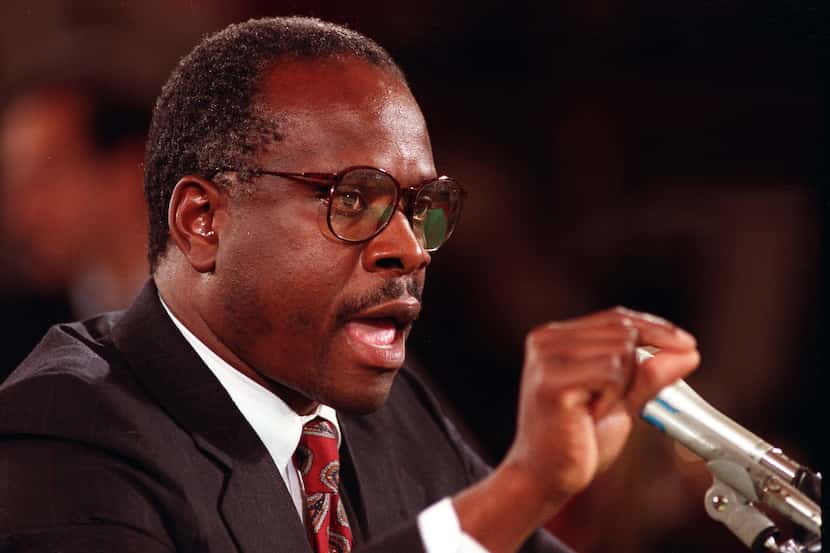 Supreme Court nominee Clarence Thomas denounces and denies sexual harassment allegations...
