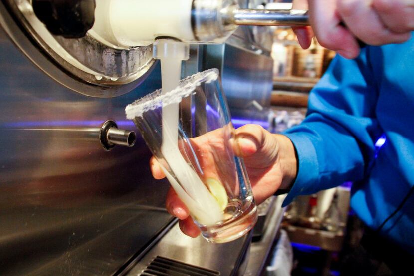 A frozen margarita machine at Mariano's Hacienda 