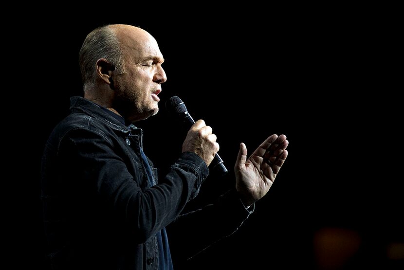  Pastor Greg Laurie speaks Sunday in Arlington. (G.J. McCarthy/The Dallas Morning News)