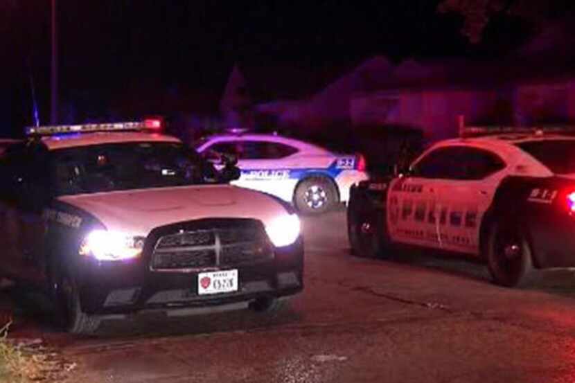  Authorities arrested two people who led them on a chase through Dallas overnight. (NBC 5)