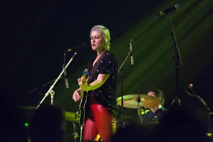 Sarah Jaffe and headliner Metric performing at the Bomb Factory on Friday, November 20, 2015. 