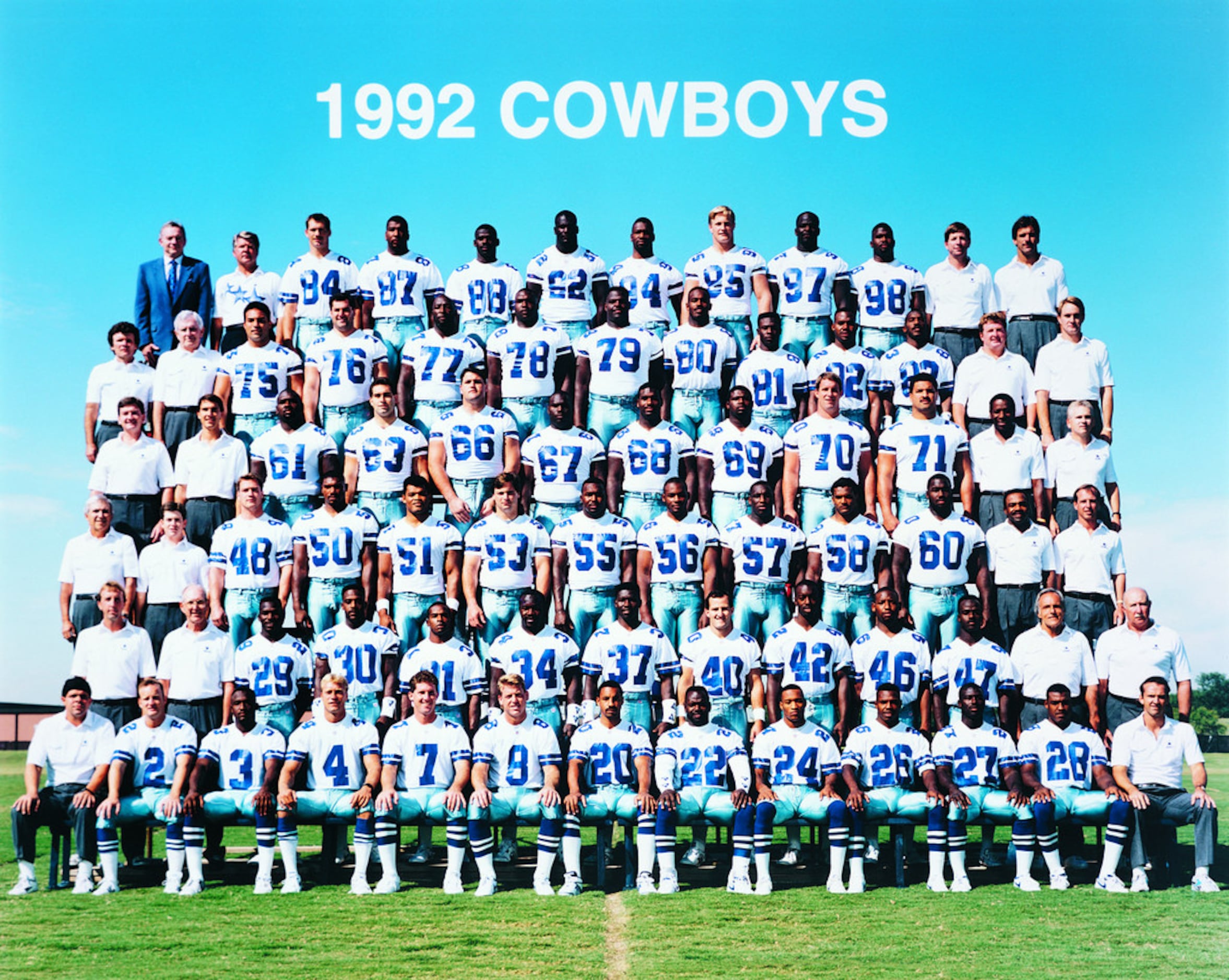 Cowboy greats Emmitt Smith and Daryl Johnston  Dallas cowboys, How bout  them cowboys, Cowboys