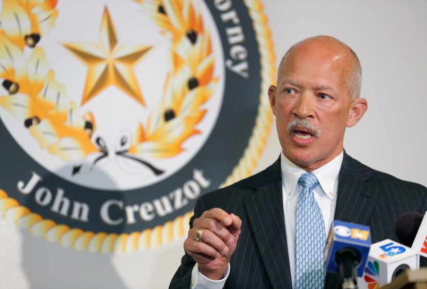 Dallas County District Attorney John Creuzot has declined to file misdemeanor possession of...