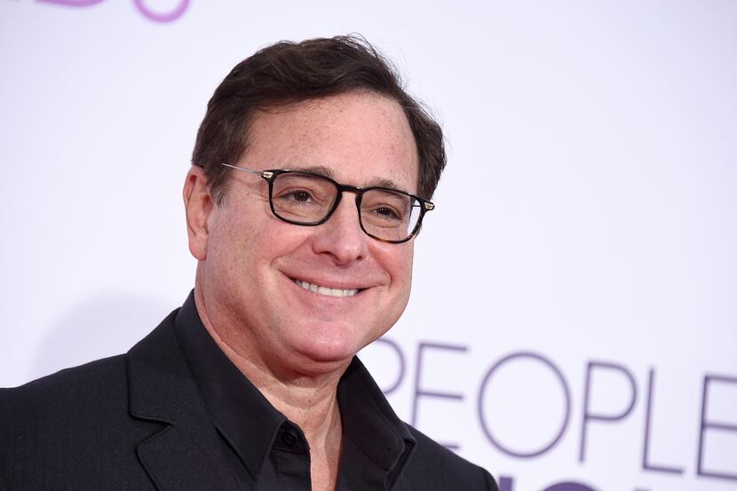 FILE - Bob Saget arrives at the People's Choice Awards at the Microsoft Theater on...