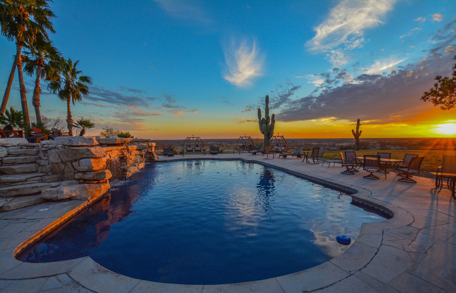 La Bandera Ranch is about two hours southwest of San Antonio.