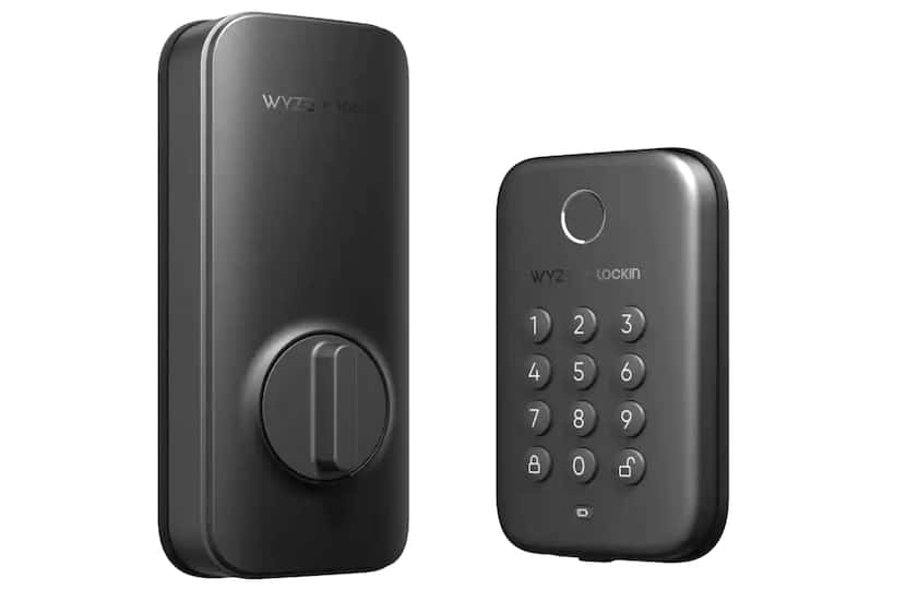 The Wyze Lock Bolt features a backlit keypad and fingerprint reader.