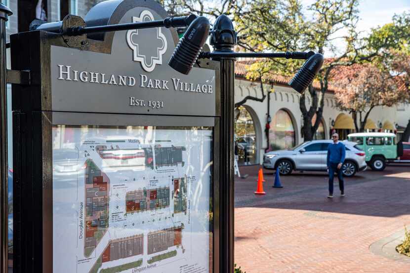 Highland Park Village is on the southwest corner of Preston Road and Mockingbird Lane.