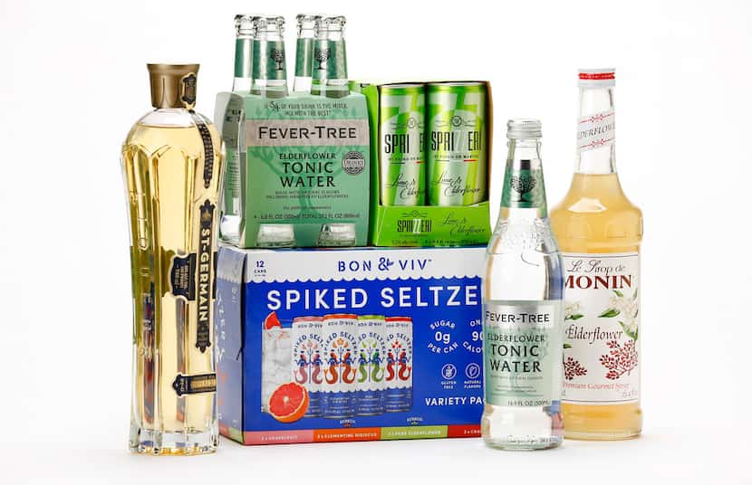 Drinks made with elderflower, from syrup to liqueur to spritzers.