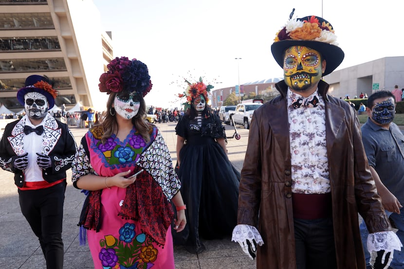 The Día de los Muertos parade and festival returns to downtown Dallas on Oct. 30 after a...