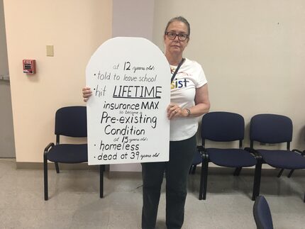 Claudette Fette supports single-payer health care, which she believes could have prevented...