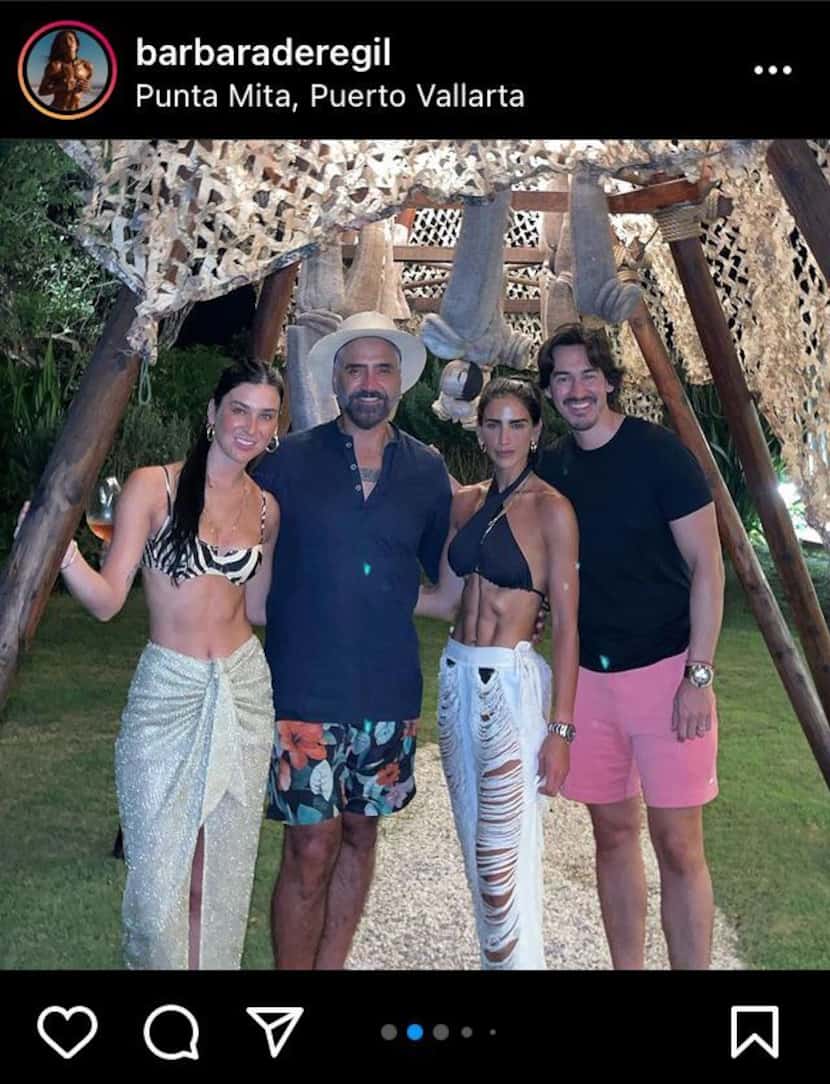 La actriz Bárbara de Regil subió a redes sociales fotos de su estancia en Punta Mita, Puerto...