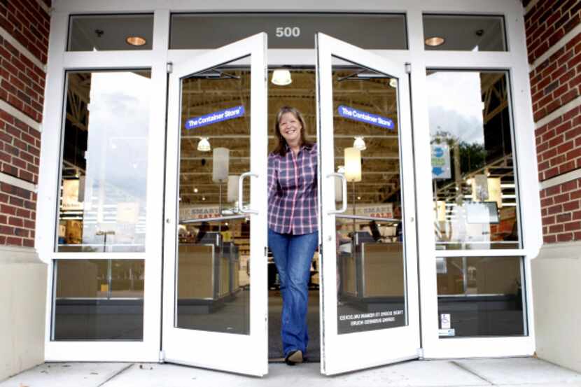 The Container Store Chief Merchandising Officer Sharon Tindell at the The Container Store on...